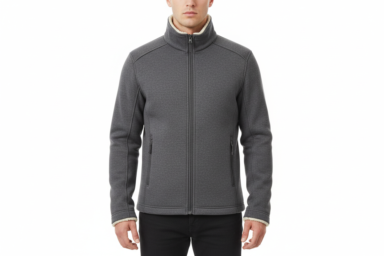 Lined Fleece Jacket - Voorkant