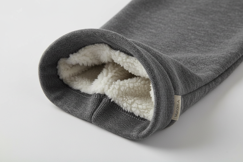 Thermal Fleece Joggers - Cuff Detail
