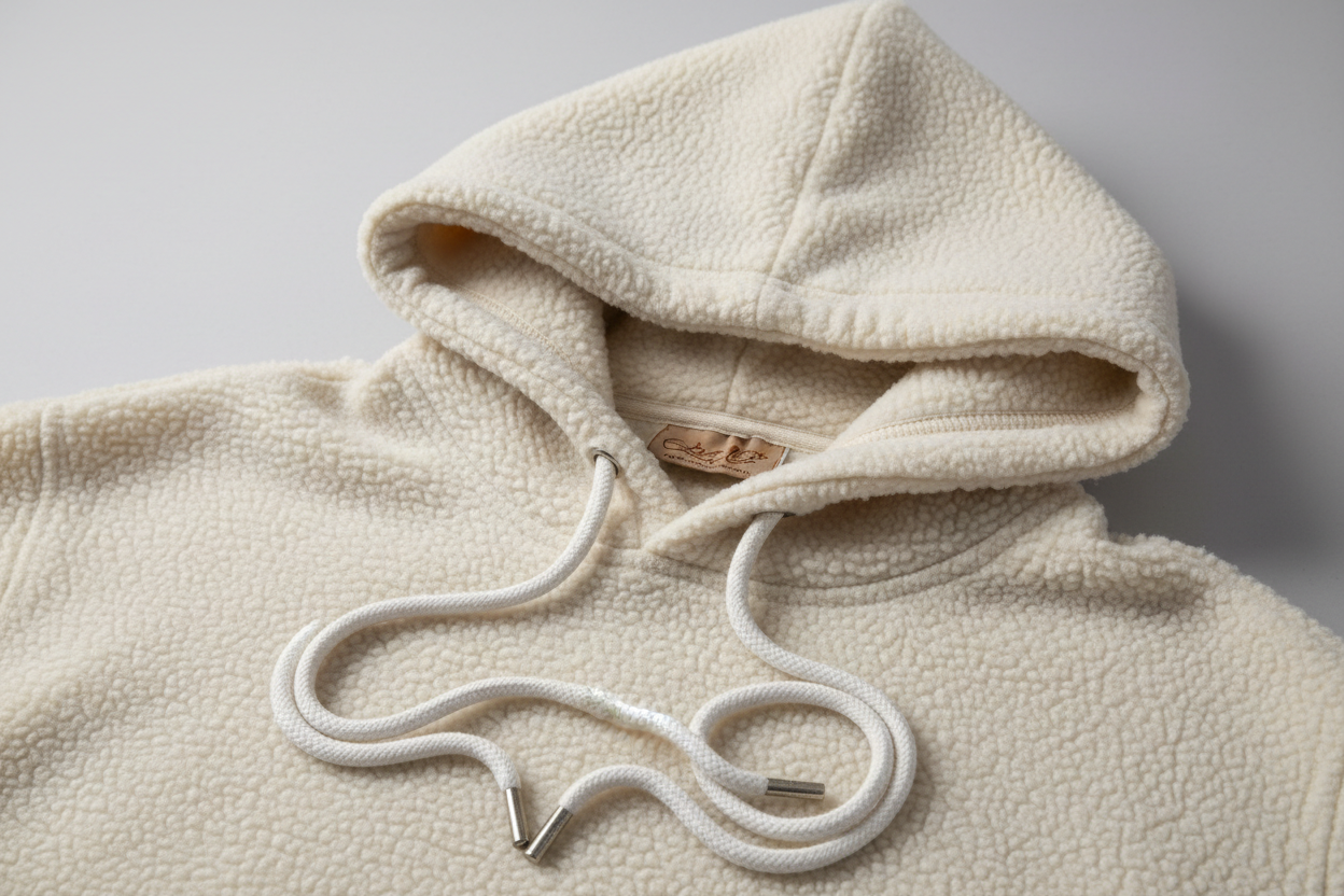 Oversized Fleece Hoodie - Detail