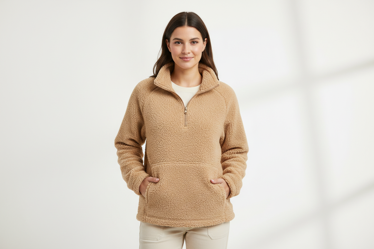 Cozy Fleece Pullover - Voorkant