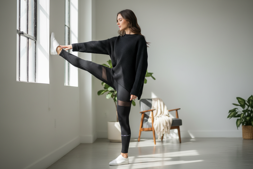 Sculpt Fleece Leggings - Lifestyle