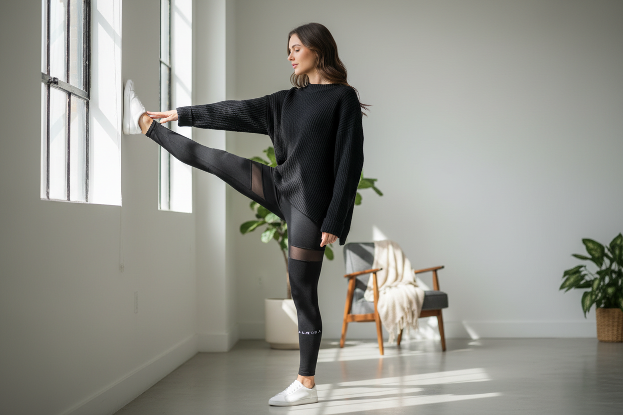 Sculpt Fleece Leggings - Lifestyle